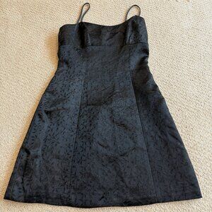 Vintage Jeanette Kastenberg Bergdorf Goodman Mini Dress Black A-line Prom Size 2